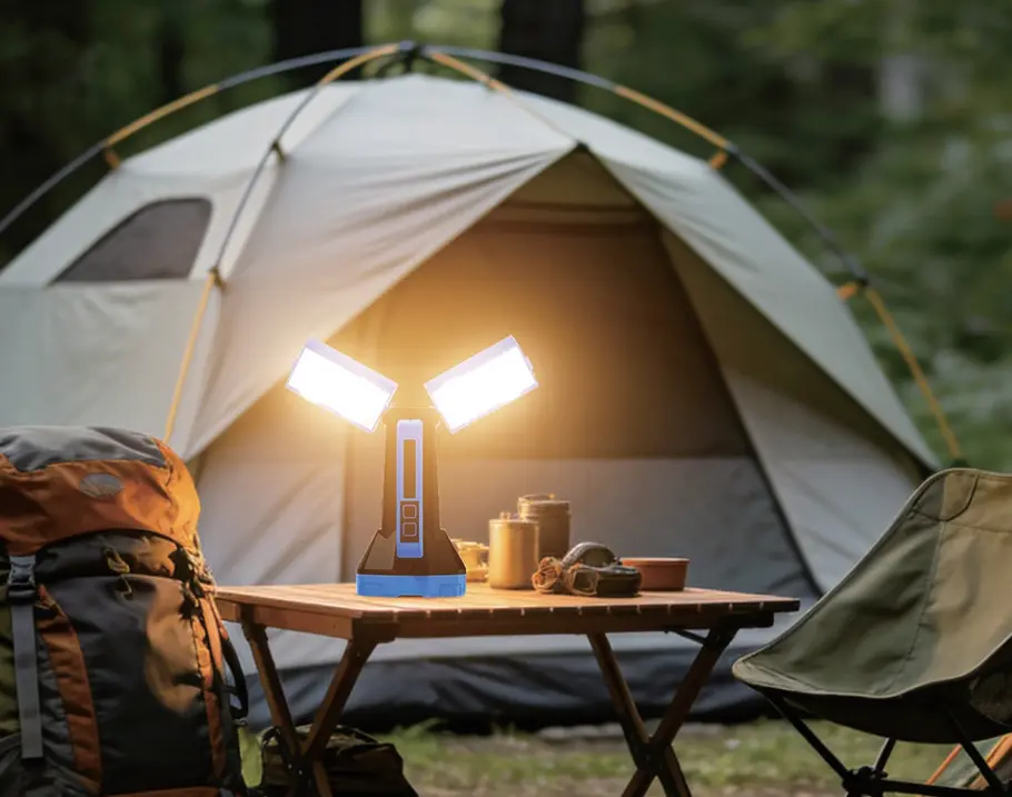 Serie de luces LED multifuncionales para acampar