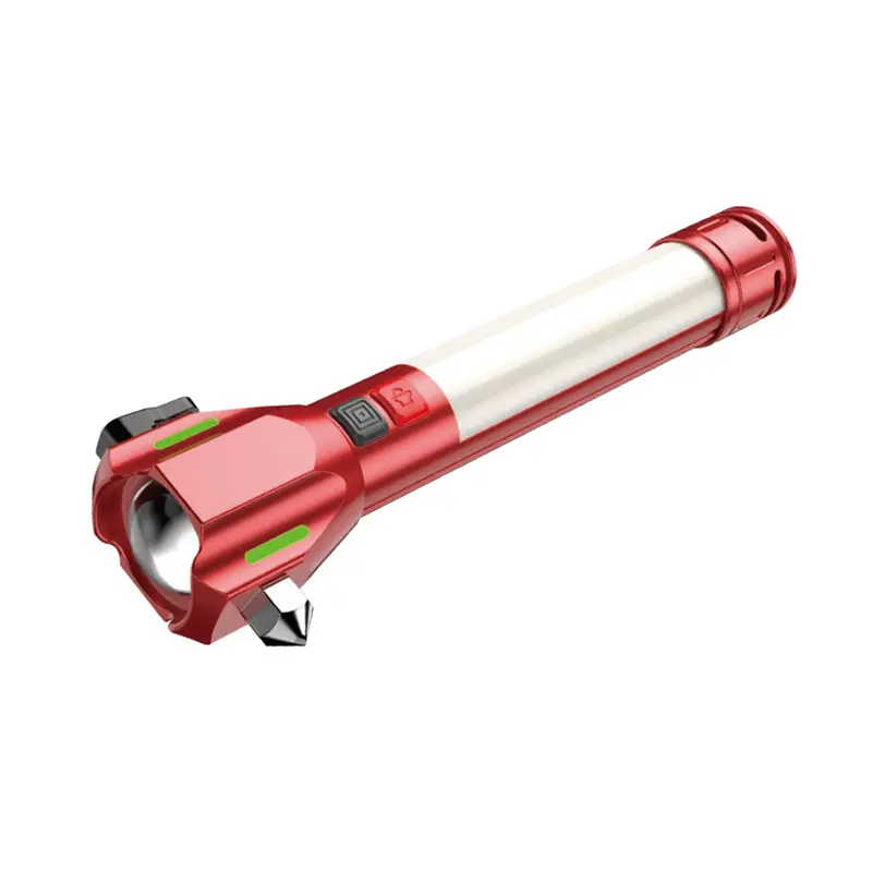 Linterna de emergencia para coche recargable a prueba de agua IP45 5 en 1