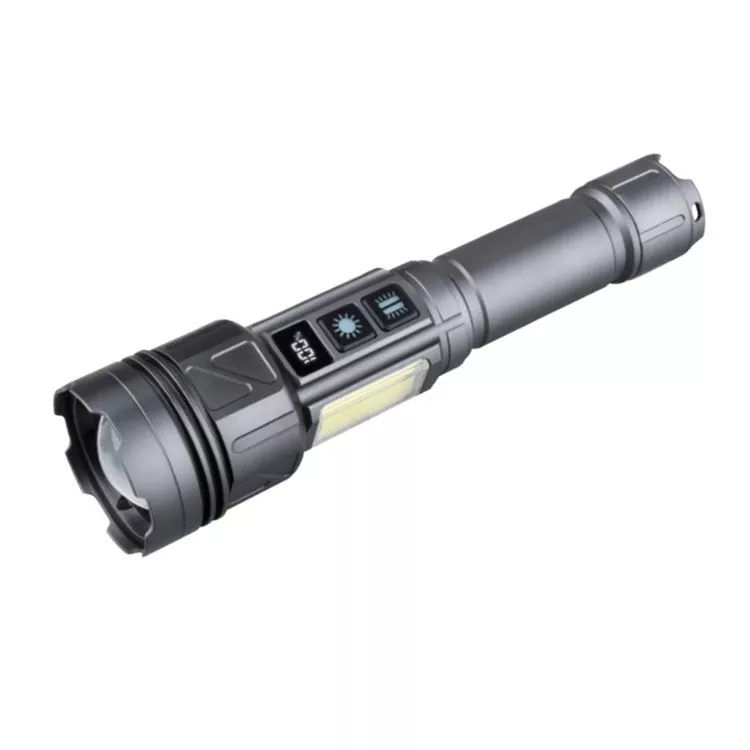 Linterna LED portátil recargable para emergencias domésticas