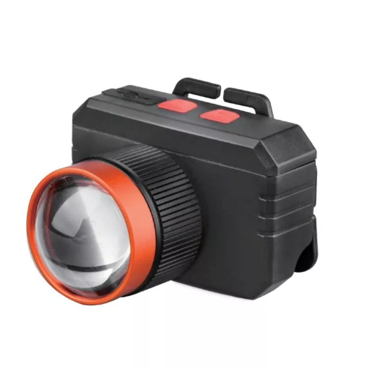 Linterna frontal recargable con láser blanco de 15 W, tiempo de funcionamiento de 5 a 12 horas