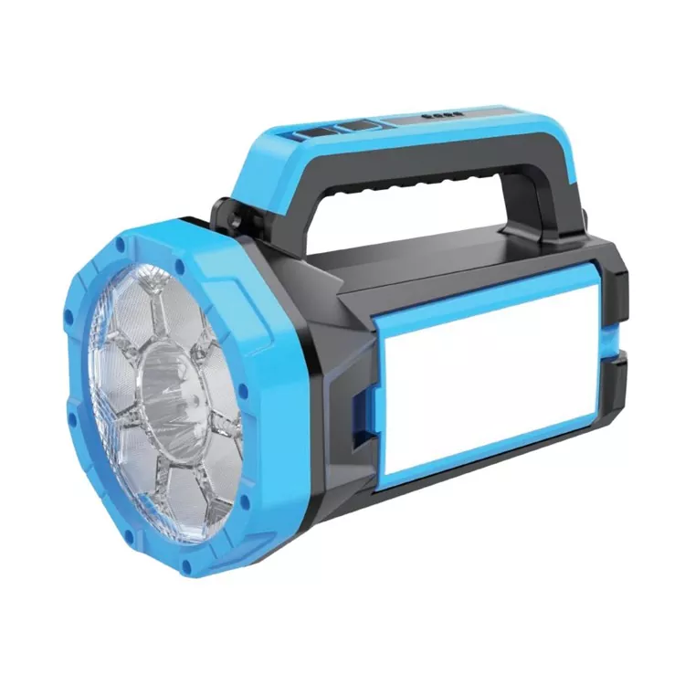 Potente foco LED solar recargable por USB